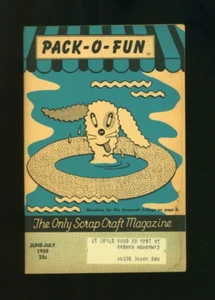 Pack-O-Fun Scrap-Craft Vintage June-July 1959 Magazine - Picture 1 of 4