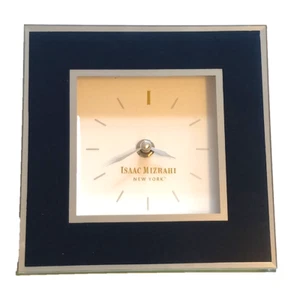 Reloj Isaac Mizrahi Manto Cuadrado Azul Marino 7" Nuevo en Caja - Imagen 1 de 6