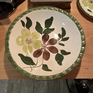 Blue Ridge hand painted vintage American pottery Open Vegetable serving Bowl - Bild 1 von 3