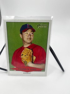 2007 Bowman Heritage Prospects Angels Baseball Card #BHP20 Young-Il Jung