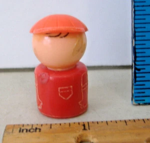 TOOTSIETOY FIGURE WITH BASEBALL HAT - Picture 1 of 6