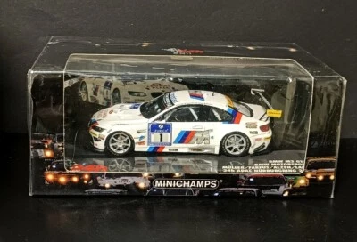 1/43 BMW M3 GT2 #1 24h 2011 Minichamps - Image 1 of 4