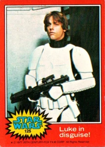 1977 Topps Star Wars Series 2 Red Border #125 Luke in disguise! - Bild 1 von 2