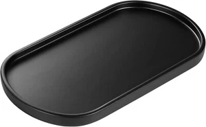 Vanity Tray, Toilet Tank Oval Storage Tray, Resin Soap Tray Bathtub Tray, Bathro - Picture 1 of 7