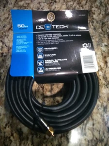 CE-TECH 50 ft. RG-6 Coaxial Cable - Bild 1 von 4