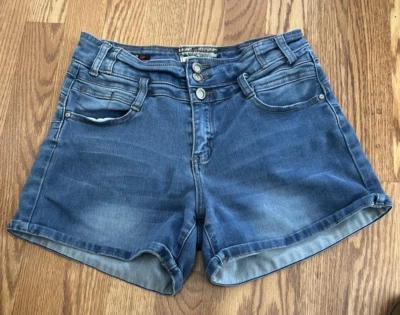 Pantalones cortos de mezclilla elásticos Hot Kiss para jóvenes talla 11 Foto 1 de 4