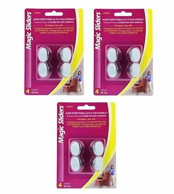 Magic Sliders 04301 1 3/16 inch Round Nail on Sliding Discs - 4 Count (Pack... - Image 1 of 4