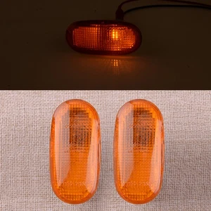 1 Pair Amber Side Marker Light Fit For Mitsubishi Mirage 1992 to 2000 ab - Picture 1 of 8