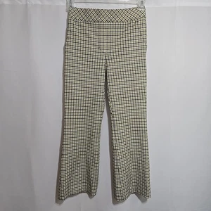 Spanx The Perfect Kick Flare Womens Size Small Dijon Houndstooth Jacquard - Picture 1 of 10