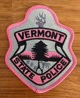 Vermont State Police Patch Breast Cancer Awareness NEW!