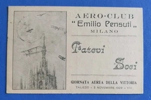 1929 Aero Club Pensuti - Tag der Luft des Sieges - Taliedo (Mailand) - Bild 1 von 3