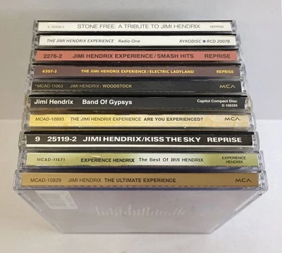Jimi Hendrix 10 CD Lot Classic Rock & Roll Blues- Woodstock, Ladyland, Radio One Foto 1 de 4