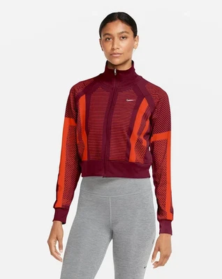 Talla M $80 Nike Pro Mujer’s Top Recortado DRI FIT Tejido Chaqueta Entrenamiento Nuevo con Etiquetas Foto 1 de 4