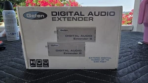 Gefen Audio Extender Digital S/PDIF TOSLINK Over CAT5 Cable 330' 100m NIB - Picture 1 of 3