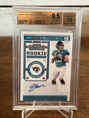 2019 SP GARDNER MINSHEW II Panini Contenders AUTO Rookie RC Ticket BGS 9.5/10 - Image 1 of 2