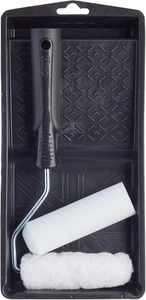 Harris Essentials Emulsione e Lucidità Mini Rullo Vernice Set 4" Vassoio 2 Manicotti | UK - Foto 1 di 5