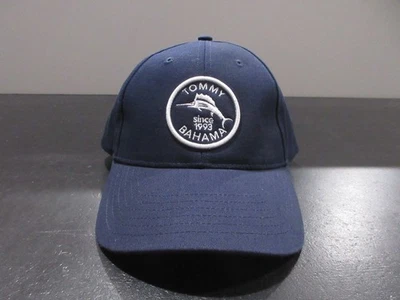 Tommy Bahama Hat Cap Strap Back Blue White Marlin Adjustable Baseball Mens - Image 1 of 4
