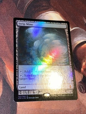 Strip Mine X1 Mtg Battle For Zendikar Expeditions Nm Foil Full Art Masterpiece - Image 1 of 2