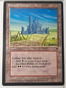 Ruins of Trokair - Fallen Empires - Magic the Gathering MTG Schön! - Bild 1 von 3