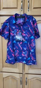 New RETRO RIFLE - T. REX with Rifle Pattern All Over Discontinued Kids Lg. Shirt - Picture 1 of 10