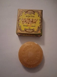 Vintage Seife RogeR & Gallet  Savon Tea Rose Miniatur 25 Gr. OVP Cod.2052 - Bild 1 von 8