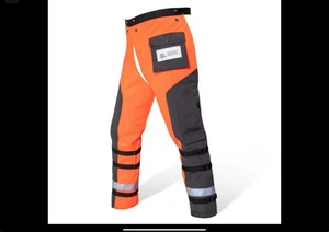 Grembiule tecnico avvolgente motosega Chaps by UL classe A 8 strati pantaloni motosega arancione - Foto 1 di 4