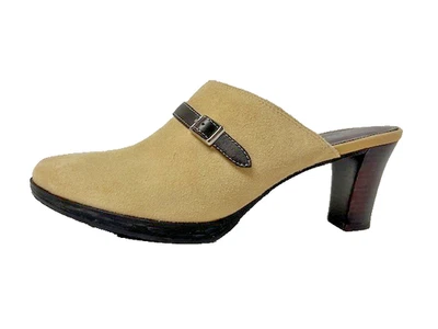 Zapatos de tacón St. Johns Bay para mujer de cuero tostado y marrón talla 7,5 M Foto 1 de 4