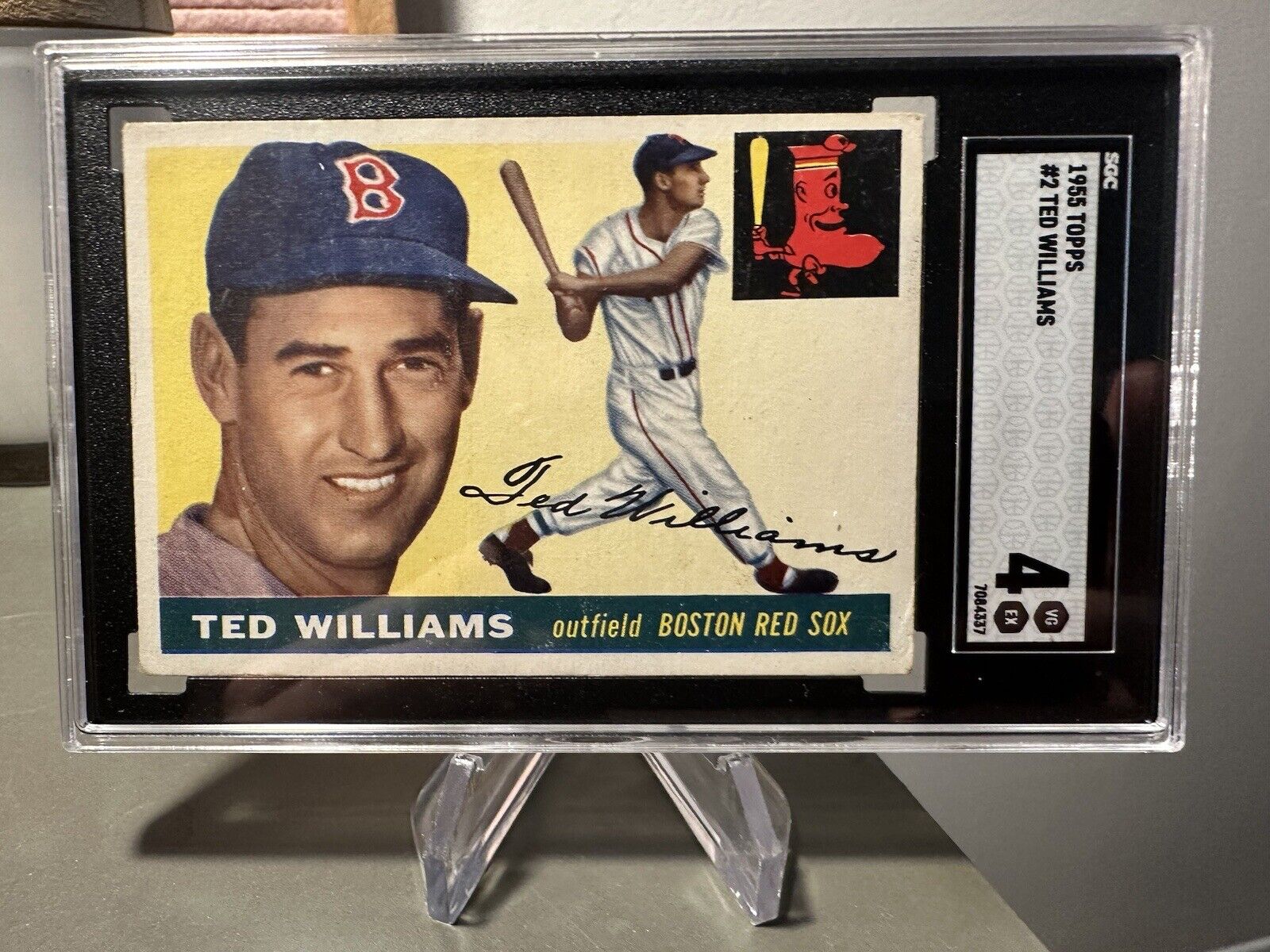 1955 Topps #2 Ted Williams SGC 4