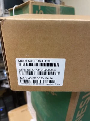 Verizon Fios Quantum Gateway 4-Port Wi-Fi Router - Black (FIOS-G1100) - Image 1 of 2