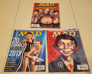 3x MAD MAGAZINE THE SOPRANOS BARACK OBAMA MILEY CYRUS 2002 2008 ELECTION COMIC - Picture 1 of 15