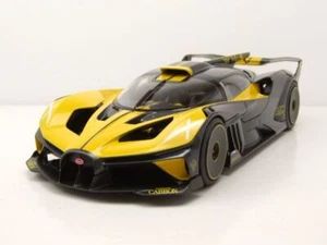 Bugatti Bolide 2020 Modello Auto Giallo 1:18 Bburago - Foto 1 di 10