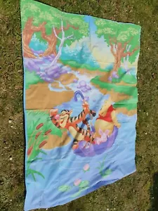 Vintage Disney Winnie The Pooh Single Duvet Sheet And Pillow Case Retro 90s (b99 - Picture 1 of 8