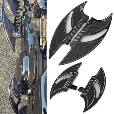 For Harley Road Electra Street Glide Front Driver + Rear Passenger Floorboards - Image 1 of 4