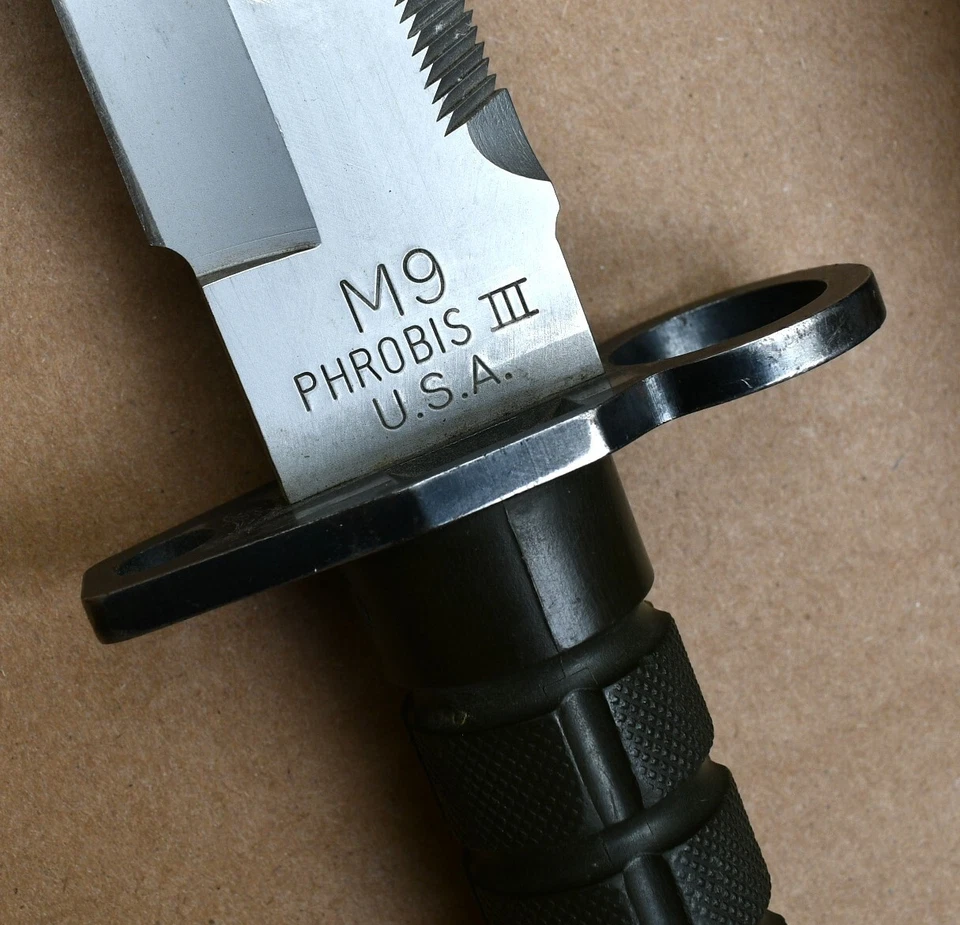 PRIMEIRO - 1987 PHROBIS III M9 - 3 linhas geração 3 - faca edição exército - não topo plano - Imagem 1 de 4