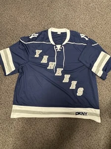 New York Yankees Hockey Jersey Adult XL SGA 4/25/25 DKNY BRAND NEW - Picture 1 of 2