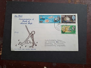 Fiji Admiral Bligh First Day Cover To England sg364-6 - Picture 1 of 2