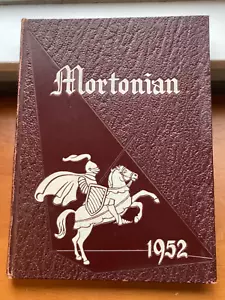 1952 Mortonian J Sterling Morton East High School Cicero, IL Jahrbuch beschriftet - Bild 1 von 3