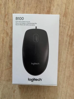 10 X Genuine Logitech B100 (910-003357) Corded Mouse - Image 1 of 2