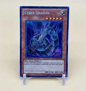YUGIOH Cyber Dragon LCGX-EN176 SECRET RARE - 1st Edition - 1996 - Picture 1 of 10