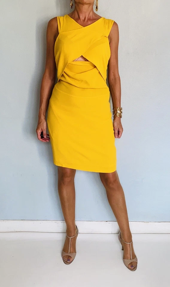 Robe cache-cœur drapé SANDRO  - Photo 1/4