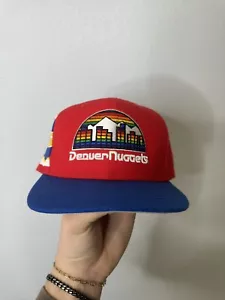 Denver Nuggets Mitchell & Ness NBA Jumbotron Snapback HWC Hardwood Classics Hat - Picture 1 of 9