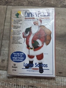 Cactus Punch 1999 Large Santas Digital Embroidery 10 Designs NEW - Picture 1 of 2