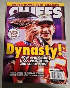 Kansas City Chiefs Super Bowl LVIII Champs 2024 96 Pages Dynasty Centennial - Picture 1 of 2