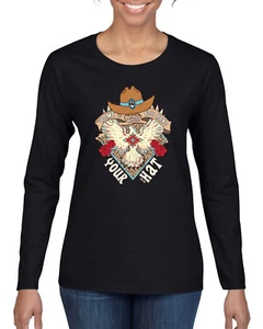 Home Is Where You Hang Your Hat Eagle Mujer Camiseta Gráfica Manga Larga - Imagen 1 de 8