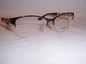 NUEVAS GAFAS VERSACE VE1270 1443 NEGRAS 54mm AUTÉNTICAS RX 1270 - Imagen 1 de 7