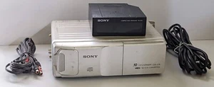SONY 10 DISC CD CHANGER CDX-616 + CD CARTRIDGE + CONNECTOR CABLES - Foto 1 di 10
