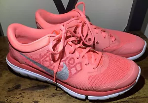 Nike Flex 2015 Run Size 8.5 Womens Training Shoes 709021-601 Mesh Orange - Picture 1 of 14