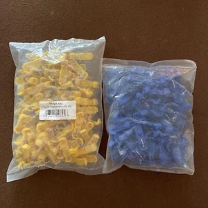 Scosche T-Tap | 12-10 Gauge (Yellow) & 16-14 Gauge (Blue) | Quantity 100 Each - Picture 1 of 3
