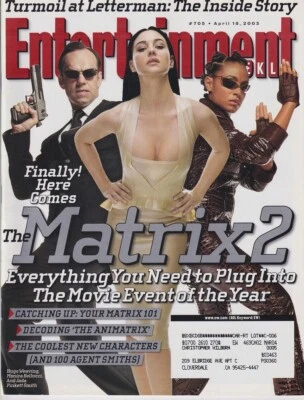 Entertainment Weekly 705 Apr 18 2003  MATRIX 2  Without A Trace  Evanescence - Image 1 of 2