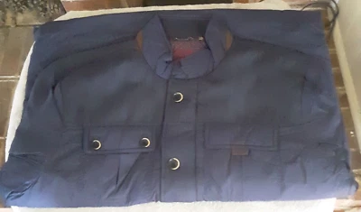 NEW UNTUCKit Lightweight Navy Blue Nylon Jacket Coat Large - RODIER - Image 1 of 4